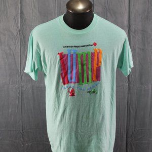 Vintage Graphic T-shirt - Jump Rope for Hear Puffer Graphic - Men's XL